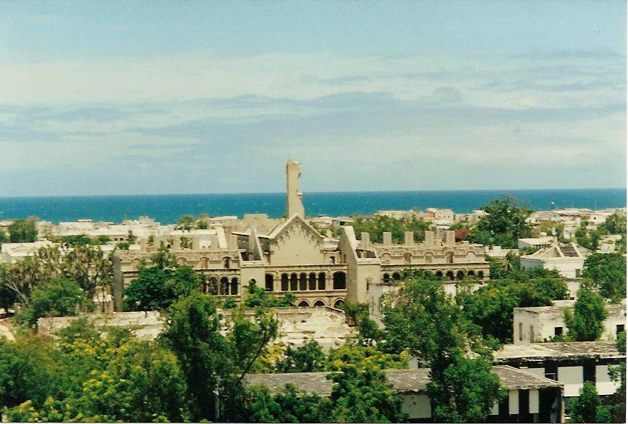 Mogadischu Kathedrale Ruinen