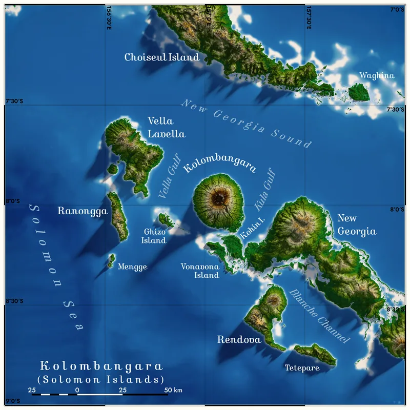 Kolombangara Forest Station — Manning Strait (Solomon Islands)