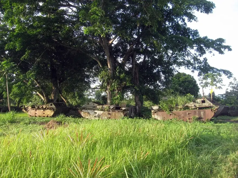 Tetere Convoy Memorial — Tetere Amphibious Wrecks (Solomon Islands)