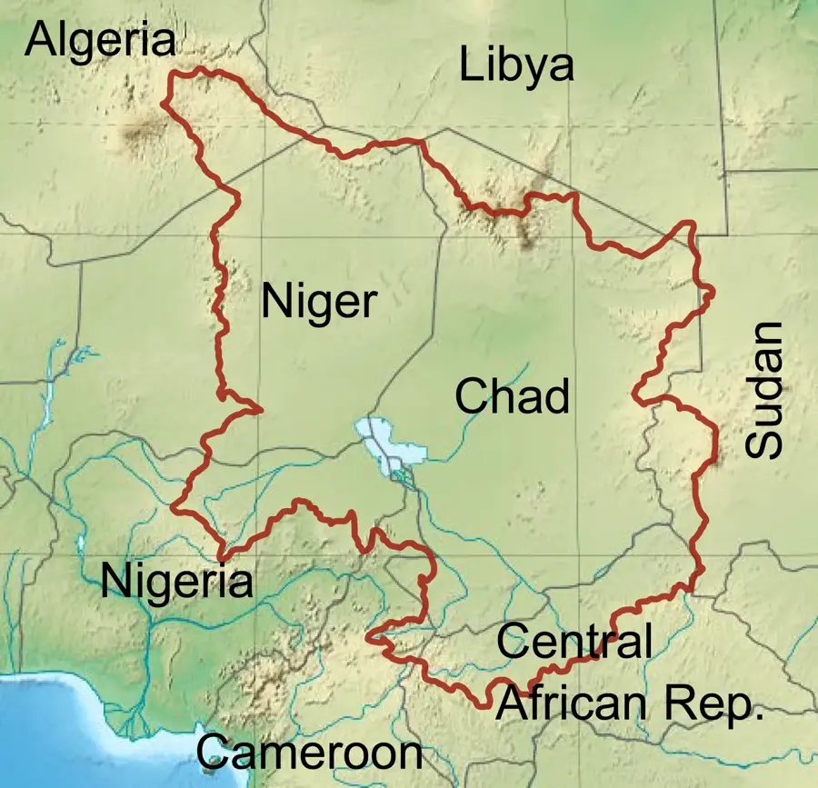 Niger-Becken des Tschad