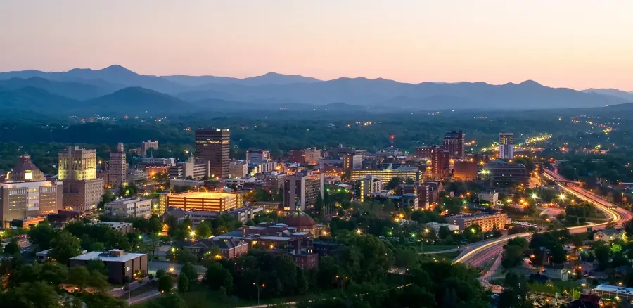 Asheville — Munții Apalași (Statele Unite)