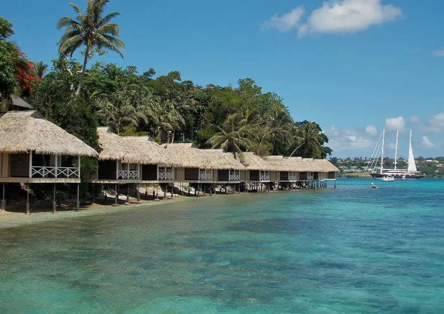 Britische Residenz auf Iririki — Erakor-Lagune (Vanuatu)