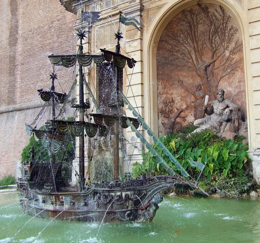 Fountain of the Galley — Bunker Access (Vatican)