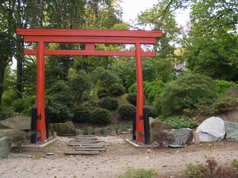 Secțiunea grădinii japoneze