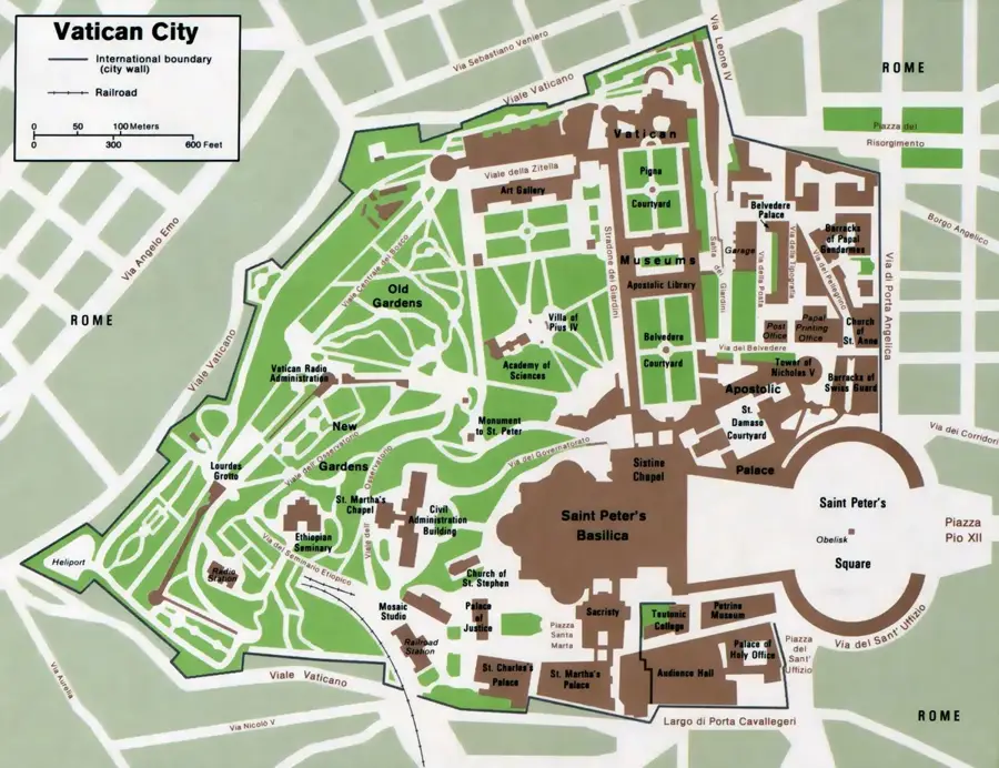 Vatican Hill South Edge — Tribunal Palace (Vatican)