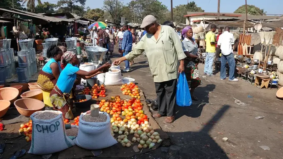 Xipamanine piac — Catembe (Mozambik)